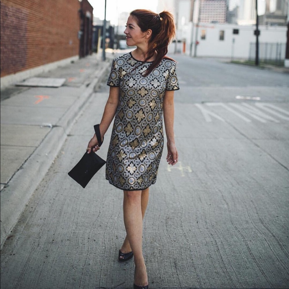 Sequin shift dress by Alice and Trixie